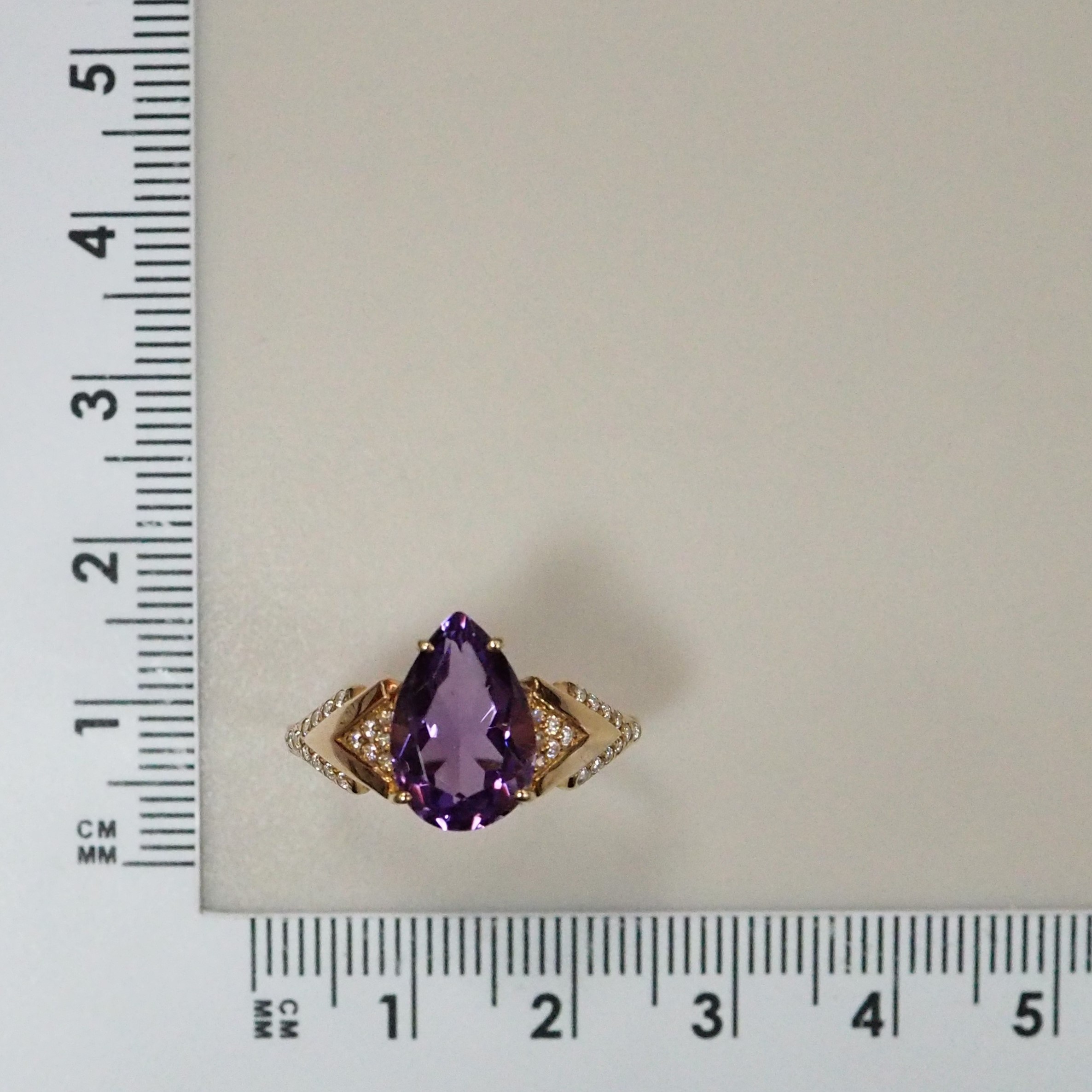 Серебряное кольцо с аметистом